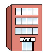 Ein Amt für die Anmeldung