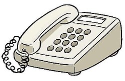 Ein Telefon