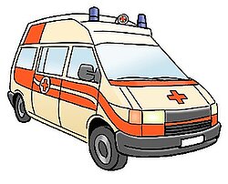 Ein Krankenwagen