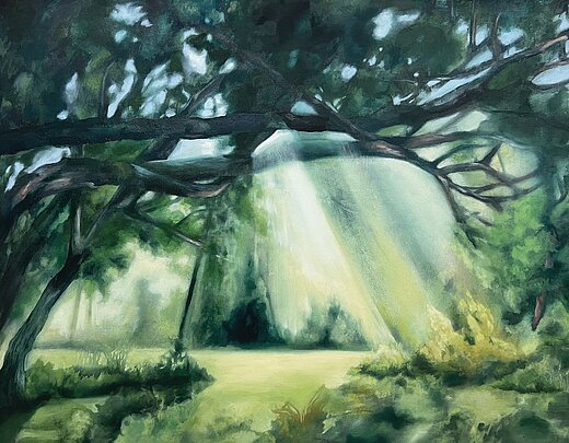Bild  "crepuscilar rays" von Ava Magdalena Schwarz
