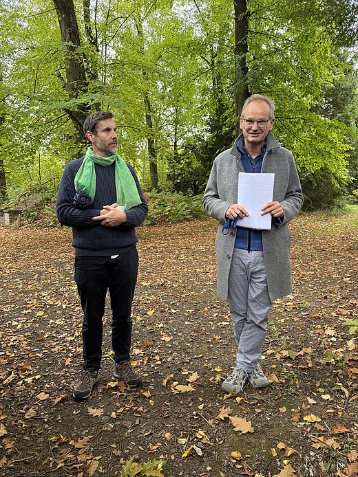Seminarleiter Prof. Vater und Chefarzt Prof. Cordes