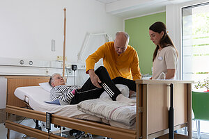 Übung am Patientenbett