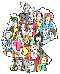 Viele verschiedene Menschen