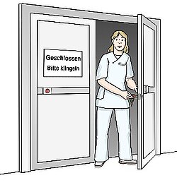 Eine Krankenschwester