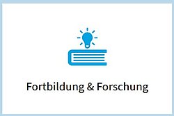 Ein Teil von der Liste mit den Wörtern Fortbildung und Forschung
